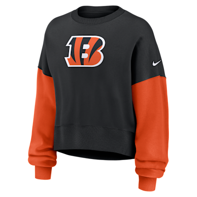 Cincinnati Bengals Women's Nike NFL Pullover Crew. Nike.com